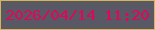 文字の大きさ：4、枠の色：d7b557、背景の色：585965、文字の色：e00759 無料ブログパーツのブログ時計