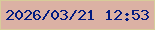 文字の大きさ：5、枠の色：d7cc99、背景の色：dbb1a4、文字の色：011a81 無料ブログパーツのブログ時計