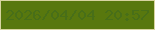 文字の大きさ：3、枠の色：d7d4a0、背景の色：58780e、文字の色：486f18 無料ブログパーツのブログ時計