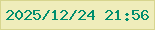 文字の大きさ：3、枠の色：d7d58e、背景の色：efedbb、文字の色：008e6e 無料ブログパーツのブログ時計
