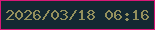 文字の大きさ：3、枠の色：d81877、背景の色：142832、文字の色：94905d 無料ブログパーツのブログ時計