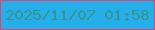文字の大きさ：3、枠の色：d84670、背景の色：24afeb、文字の色：379590 無料ブログパーツのブログ時計