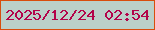 文字の大きさ：4、枠の色：d84d0d、背景の色：bbd0c9、文字の色：b3044a 無料ブログパーツのブログ時計