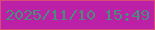 文字の大きさ：5、枠の色：d84d77、背景の色：bb20a7、文字の色：498d7a 無料ブログパーツのブログ時計