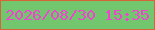 文字の大きさ：1、枠の色：d86338、背景の色：71c66e、文字の色：ef43d0 無料ブログパーツのブログ時計
