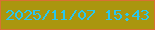 文字の大きさ：5、枠の色：d87033、背景の色：aa960e、文字の色：28c7ef 無料ブログパーツのブログ時計