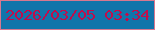 文字の大きさ：3、枠の色：d8788f、背景の色：1175aa、文字の色：bf0d4c 無料ブログパーツのブログ時計