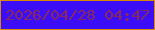文字の大きさ：1、枠の色：d88a05、背景の色：3b0ef7、文字の色：88295a 無料ブログパーツのブログ時計