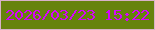 文字の大きさ：2、枠の色：d8b2c9、背景の色：66830d、文字の色：d504fc 無料ブログパーツのブログ時計