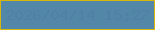 文字の大きさ：2、枠の色：d8b70c、背景の色：5387a8、文字の色：4f81a5 無料ブログパーツのブログ時計