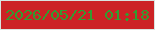 文字の大きさ：4、枠の色：d8e4e0、背景の色：cc2225、文字の色：339c30 無料ブログパーツのブログ時計