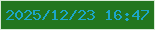 文字の大きさ：4、枠の色：d8ead6、背景の色：22761e、文字の色：1ca6c8 無料ブログパーツのブログ時計