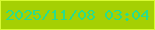 文字の大きさ：3、枠の色：d8fa34、背景の色：a5d003、文字の色：29dd8b 無料ブログパーツのブログ時計