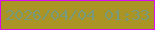 文字の大きさ：2、枠の色：d90df0、背景の色：aa9426、文字の色：789979 無料ブログパーツのブログ時計