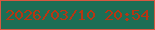 文字の大きさ：2、枠の色：d95740、背景の色：1d6e55、文字の色：b83512 無料ブログパーツのブログ時計