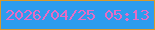 文字の大きさ：2、枠の色：d9992b、背景の色：2d9cee、文字の色：e66cc4 無料ブログパーツのブログ時計