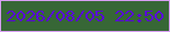 文字の大きさ：4、枠の色：d99ff3、背景の色：376736、文字の色：5803da 無料ブログパーツのブログ時計