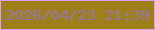 文字の大きさ：2、枠の色：d9a0ff、背景の色：9f7f18、文字の色：9275b1 無料ブログパーツのブログ時計