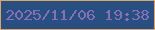 文字の大きさ：1、枠の色：d9a56e、背景の色：294e80、文字の色：8570b9 無料ブログパーツのブログ時計