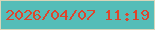 文字の大きさ：2、枠の色：d9d6ba、背景の色：55bdb8、文字の色：de452c 無料ブログパーツのブログ時計