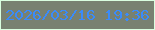 文字の大きさ：1、枠の色：d9fee0、背景の色：788171、文字の色：3a8bfa 無料ブログパーツのブログ時計