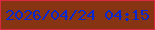 文字の大きさ：2、枠の色：da2842、背景の色：863412、文字の色：0728d0 無料ブログパーツのブログ時計