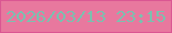 文字の大きさ：4、枠の色：da5792、背景の色：e8789e、文字の色：7bc0af 無料ブログパーツのブログ時計
