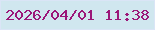 文字の大きさ：3、枠の色：dae5f6、背景の色：d0e7ef、文字の色：9b1779 無料ブログパーツのブログ時計
