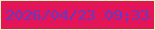 文字の大きさ：5、枠の色：dafbb5、背景の色：e31457、文字の色：613bc6 無料ブログパーツのブログ時計