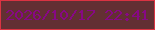 文字の大きさ：3、枠の色：db3342、背景の色：632f33、文字の色：870885 無料ブログパーツのブログ時計