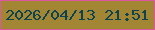 文字の大きさ：4、枠の色：db579f、背景の色：a28634、文字の色：0c4350 無料ブログパーツのブログ時計