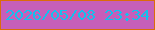 文字の大きさ：4、枠の色：db6c09、背景の色：c65fb9、文字の色：12c1ed 無料ブログパーツのブログ時計