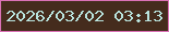 文字の大きさ：5、枠の色：db72b6、背景の色：452c1d、文字の色：b9e4de 無料ブログパーツのブログ時計