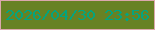 文字の大きさ：3、枠の色：dba8ac、背景の色：678224、文字の色：04a47e 無料ブログパーツのブログ時計