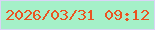 文字の大きさ：3、枠の色：dbd4f7、背景の色：a5f0c8、文字の色：ea5421 無料ブログパーツのブログ時計