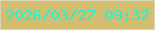文字の大きさ：5、枠の色：dbd5b6、背景の色：d2be70、文字の色：1ef3d3 無料ブログパーツのブログ時計