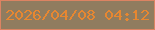 文字の大きさ：3、枠の色：dc8362、背景の色：907c5f、文字の色：e78731 無料ブログパーツのブログ時計