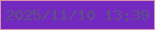 文字の大きさ：2、枠の色：dc90af、背景の色：7328bf、文字の色：5d537f 無料ブログパーツのブログ時計