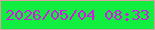 文字の大きさ：3、枠の色：dc9fa5、背景の色：12ee40、文字の色：d119df 無料ブログパーツのブログ時計