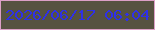 文字の大きさ：1、枠の色：dc9fc7、背景の色：565241、文字の色：2f30e8 無料ブログパーツのブログ時計