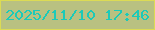文字の大きさ：1、枠の色：dcdb54、背景の色：b9c181、文字の色：1bcab9 無料ブログパーツのブログ時計