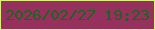 文字の大きさ：2、枠の色：dcf17b、背景の色：96315e、文字の色：1e6222 無料ブログパーツのブログ時計