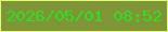 文字の大きさ：3、枠の色：dcfd6f、背景の色：809538、文字の色：2fdd21 無料ブログパーツのブログ時計