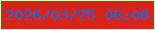 文字の大きさ：1、枠の色：dcfdbe、背景の色：d72418、文字の色：1869e9 無料ブログパーツのブログ時計