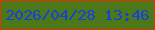 文字の大きさ：4、枠の色：dd3601、背景の色：4c781a、文字の色：1341d9 無料ブログパーツのブログ時計
