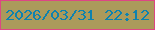 文字の大きさ：4、枠の色：dd4684、背景の色：ab9a5b、文字の色：0d82af 無料ブログパーツのブログ時計