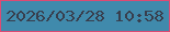 文字の大きさ：5、枠の色：dd4a73、背景の色：408aac、文字の色：383e4d 無料ブログパーツのブログ時計