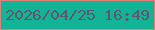 文字の大きさ：5、枠の色：dd807c、背景の色：13b395、文字の色：60576d 無料ブログパーツのブログ時計