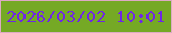 文字の大きさ：4、枠の色：ddaac4、背景の色：75a925、文字の色：7025e9 無料ブログパーツのブログ時計