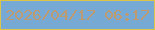 文字の大きさ：5、枠の色：ddc549、背景の色：76a9d4、文字の色：bf9b71 無料ブログパーツのブログ時計